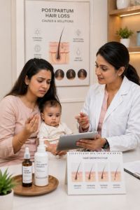 Postpartum Hair Loss Causes and Solutions